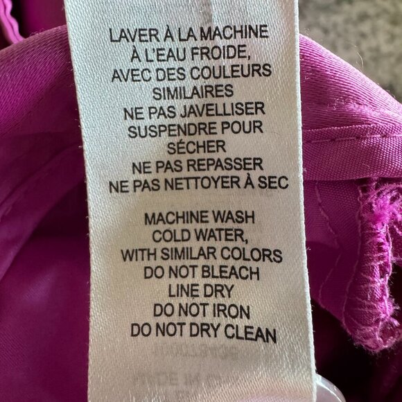 Dynamite Izabel pink Satin 2 piece outfit cargo pants sz 6 and bandeau top L - Picture 16 of 16